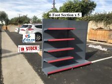 NEW 5 QTY Store Display Fixture Gondola Shelving Retail Commercial Merchandiser picture