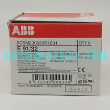 Brand New ABB 6pcs/box E91/32 Din Rail Fuse Holder E9132 One year warranty &AF picture