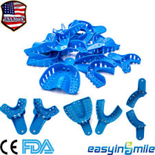 12 Pcs Dental Impression Trays Perforated Plastic Autoclavable Trays EASYINSMILE picture