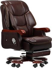 Kinnls Jones Massage Office Chair with Foot Rest Ergonomic Managerial Chairs picture
