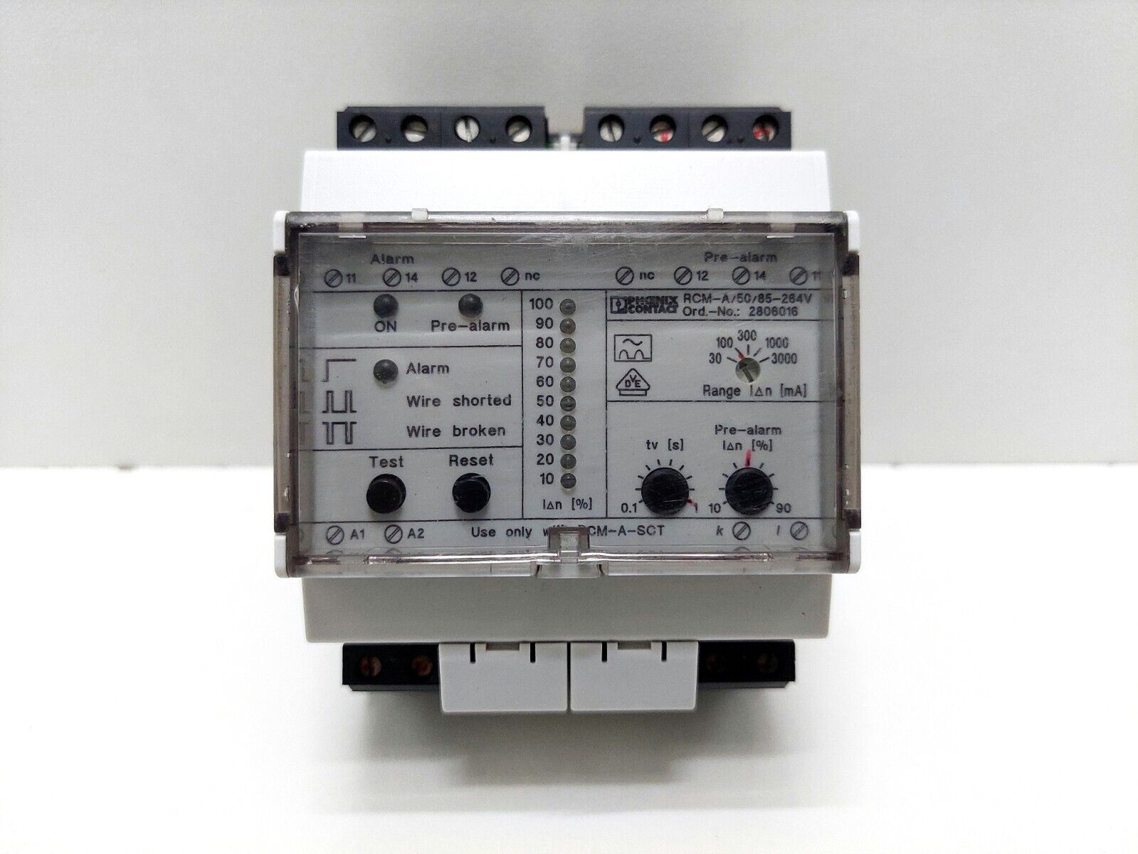 PHOENIX CONTACT RCM-A/50/85-264V Differential Current Monitor (2806016)
