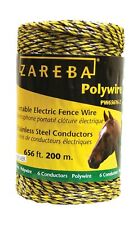 2 Pack, Zareba PW656Y6-Z Polywire 200-Meter 6-Conductor Portable Electric-Fence  picture