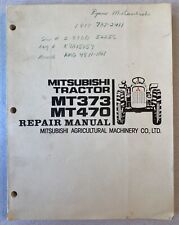 Mitsubishi Tractor Repair Manual MT373 MT470 Service Maintenance 1970s Vtg picture