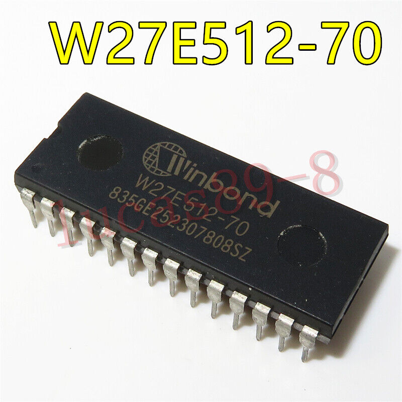 10PCS EEPROM IC  DIP-28 W27E512-70