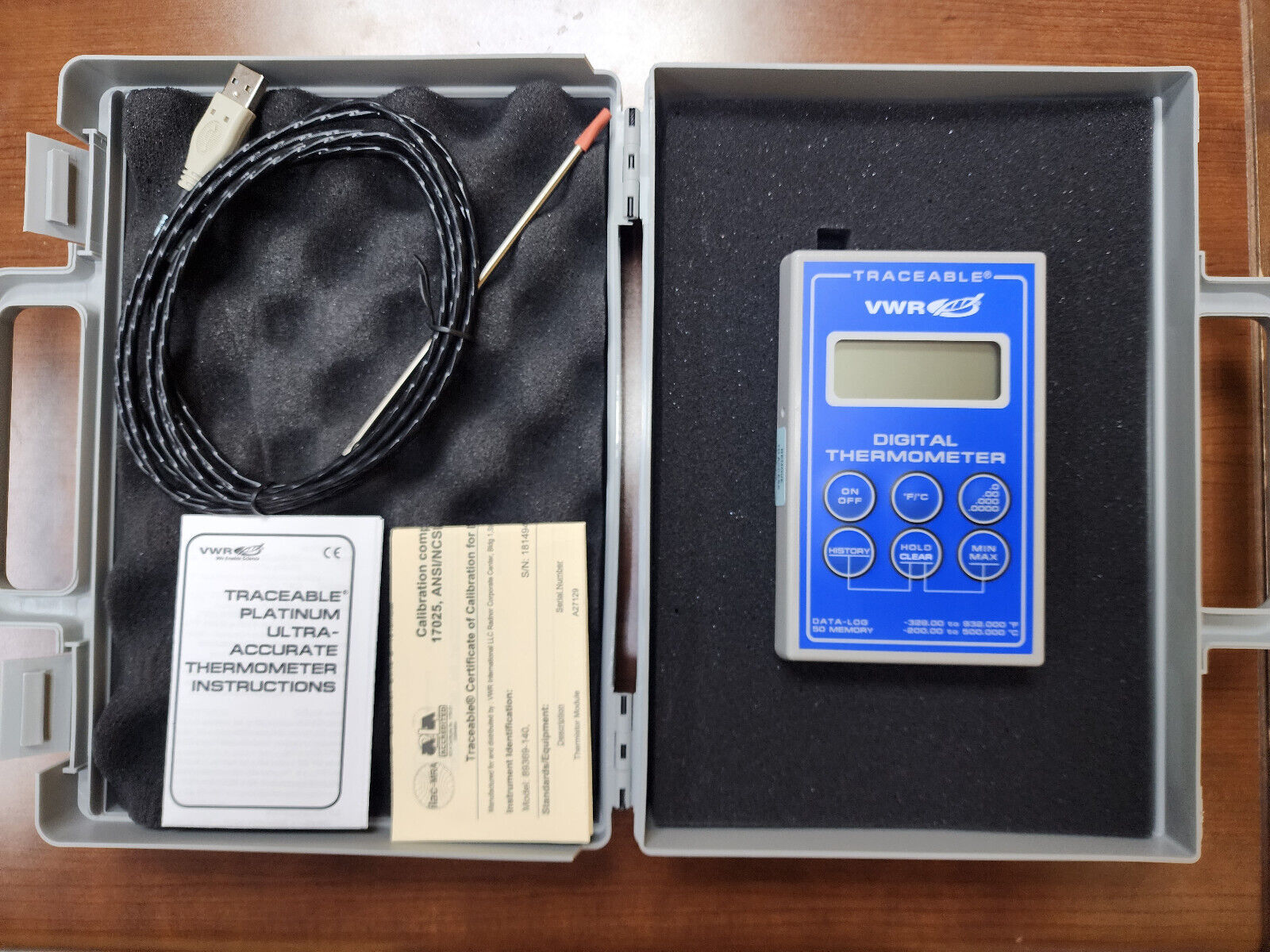 VWR® #89369-140 Traceable® Platinum Ultra-Accurate Digital Reference Thermometer