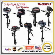 HANGKAI 3.5 4 6 6.5 7 HP Outboard Motor Boat Engine 2/4 Stroke Water Air Cooling picture