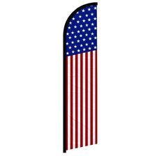 50 Star USA Windless Swooper Flag Patriotic American Flag picture