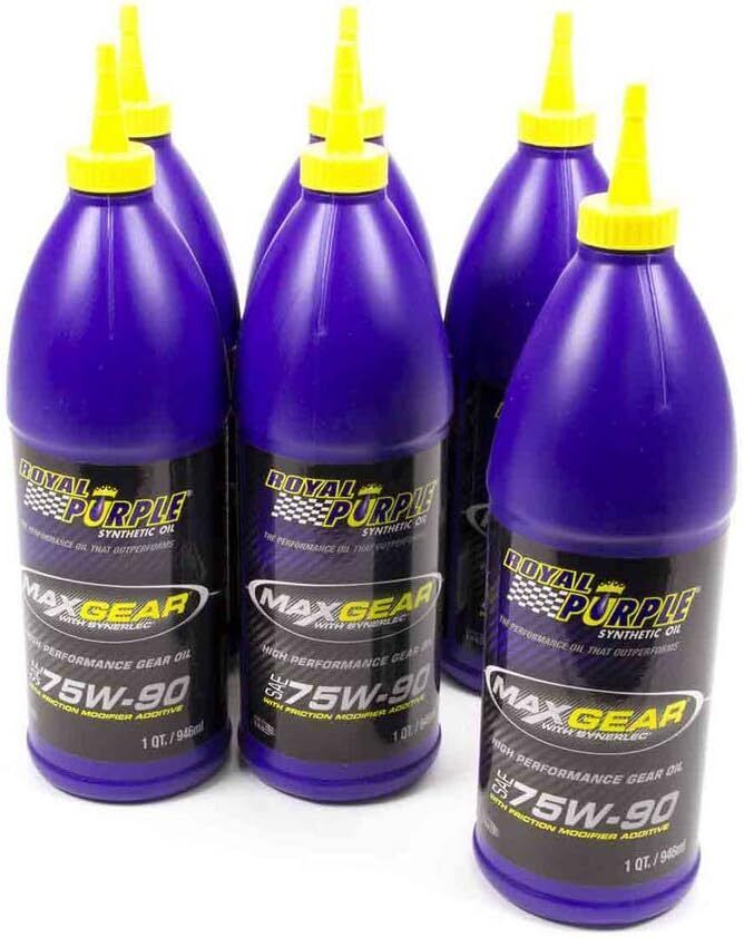 Royal Purple 06300 75w90 Max Gear Oil Case, 6 Quart, 1 Pack