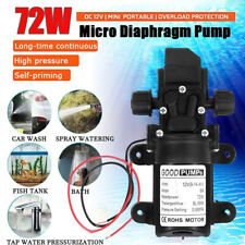 12V 130PSI High Pressure Diaphragm Water Pump Self Priming with Hose for RV Boat picture
