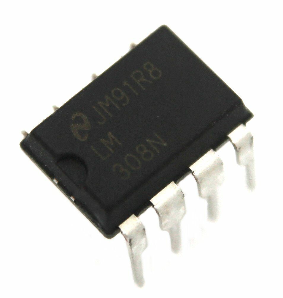 LM308N Precision Operational Amplifier, Vs=20v, Io=0.2nA, Is=0.3mA, Pm=500mW, 