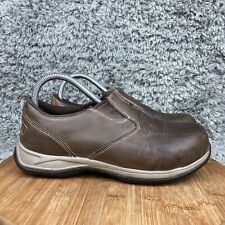 Red Wing Comfort Pro Slip On Leather Shoes Women's Size 8.5 D Brown Safety Toe picture