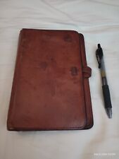 Vintage COACH Brown Leather Daily Planner-Medium Size Six Ring Style-One Owner  picture