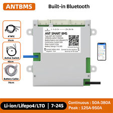 ANT Smart BMS 17S to 24S 50A-380A Build-in Bluetooth Li-ion LiFePO4 LTO Battery picture