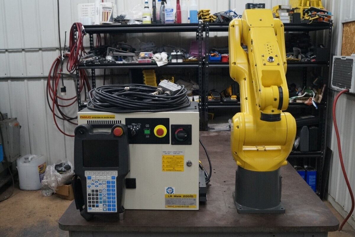 Fanuc LR Mate 200iD/7L Robot System w/ R-30iB Mate Control TESTED VIDEO WARRANTY