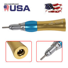US Ship Gold Dental E-Type Straight Nosecone Low Speed Handpiece NSK Style picture