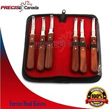 6 Pcs Farrier Hoof Knives Equine Horse Knife Farrier Horse Trimming Veterinary picture