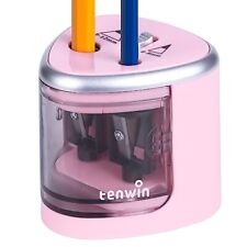 tenwin Electric Pencil Sharpener for Colored Pencils Battery Operated Pencil ... picture