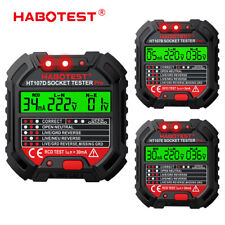 HABOTEST HT107B Outlet Tester w/ GFCI Test 110V Electric Wall Plug Socket US picture