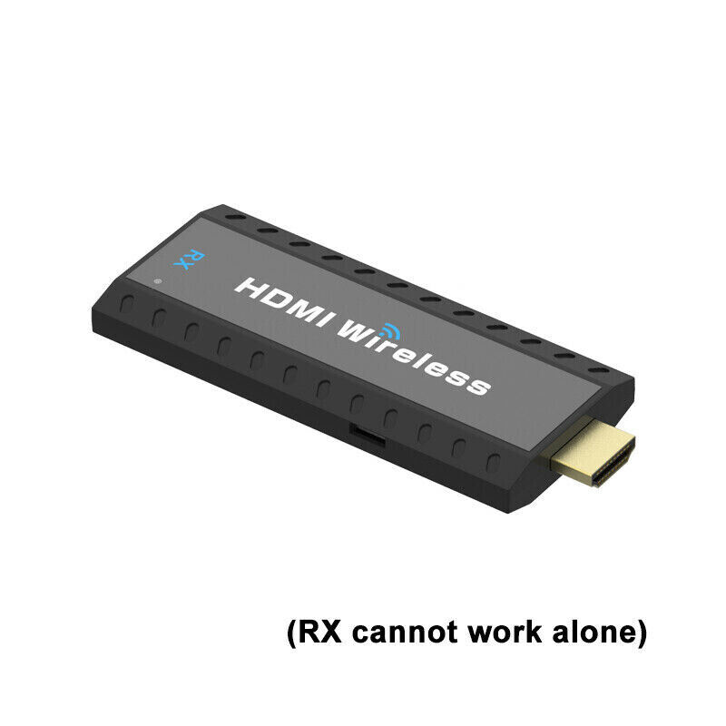 Wireless HDMI Extender Video Transmitter Receiver Screen Mirroring 1 PC To 2 TV