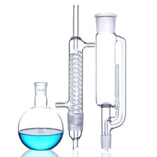 150ml/250ml/500ml Lab Glass Soxhlet Extractor condenser and extractor body picture