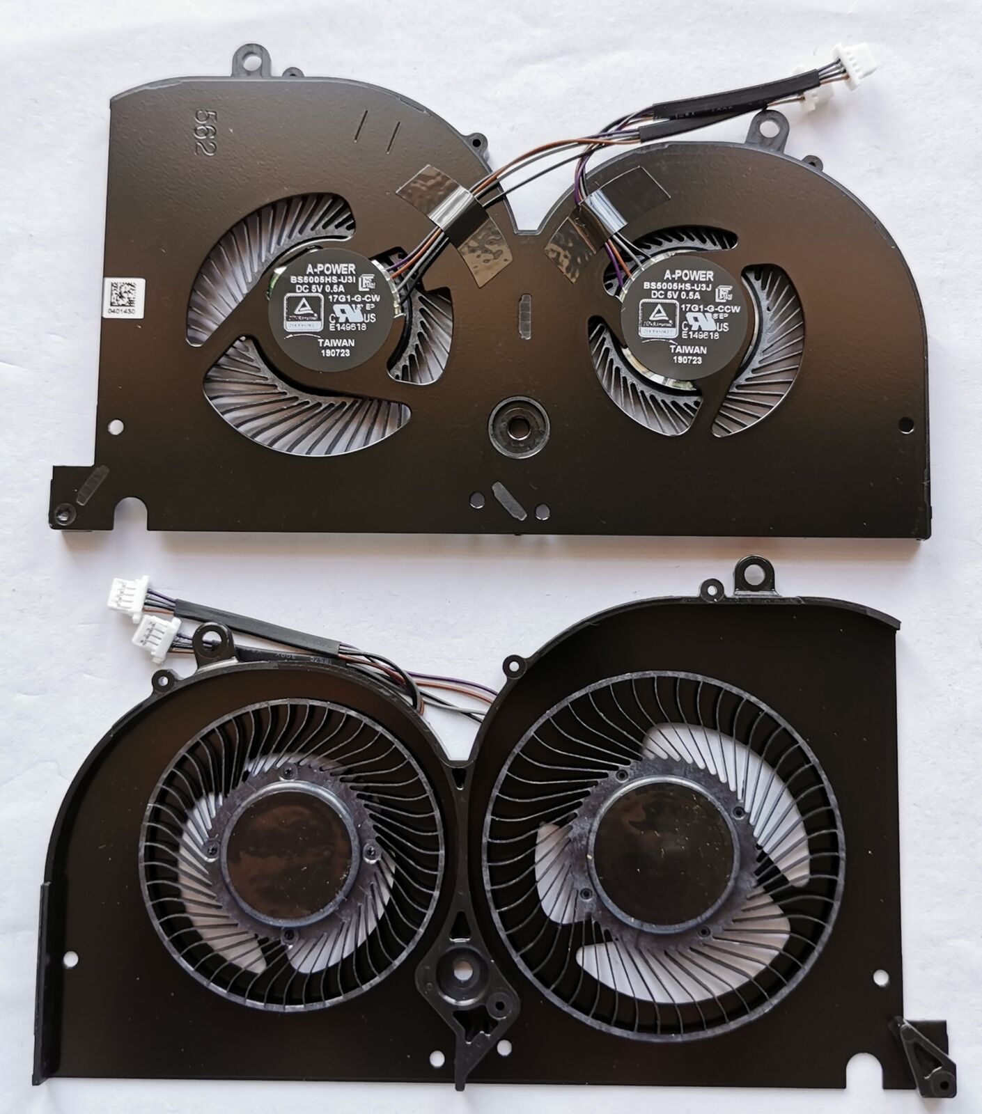 NEW for MSI GS75 P75 MS-17G1 MS-17G2 Series GPU cooling fan 4-wires 4-pins