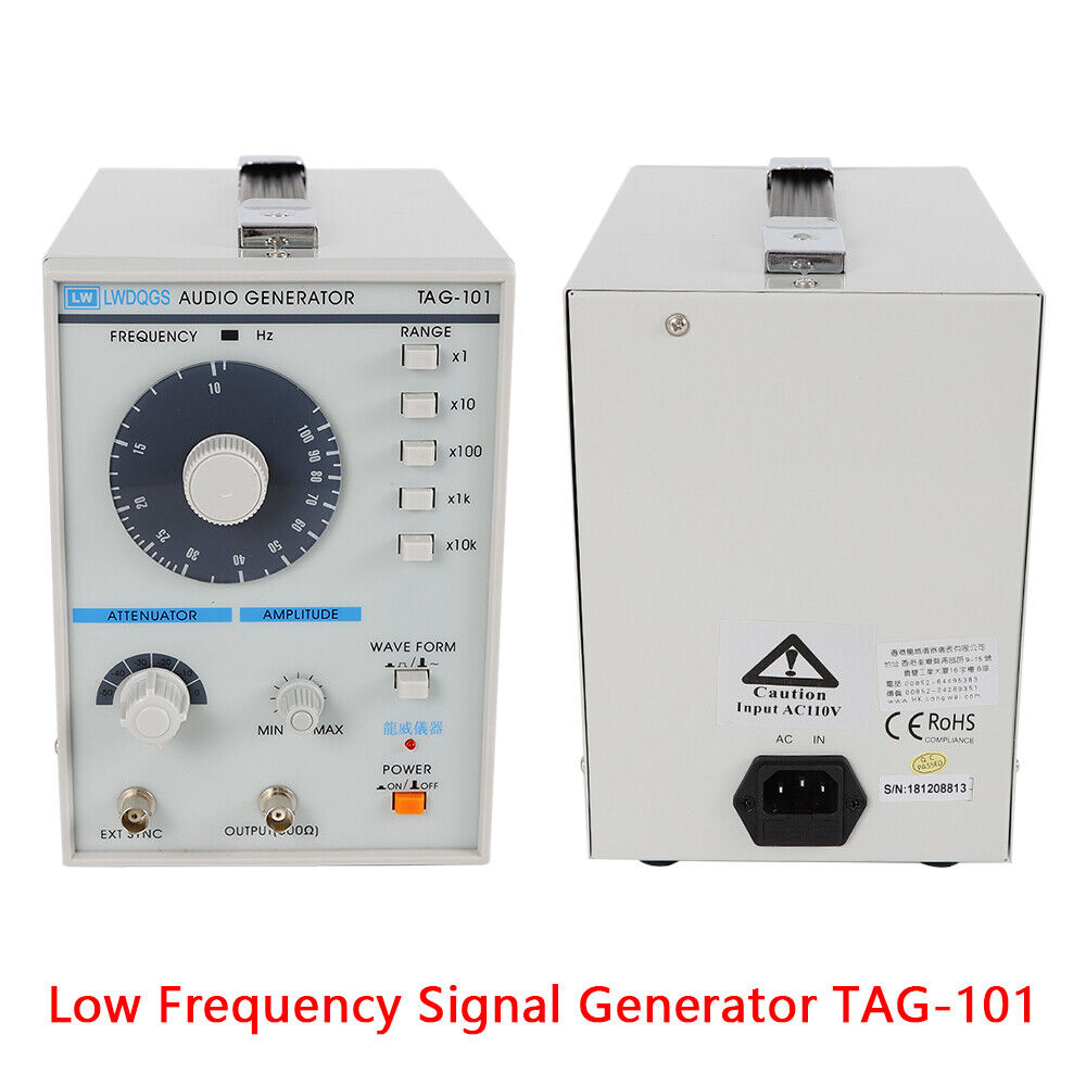 Audio Signal Generator Signal Source Low Frequency Signal Generator 10Hz-1MHz 