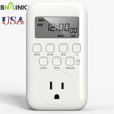 125V 15A BN-LINK LCD display in Programmable Digital Timer Outlet Switch 7 Days picture