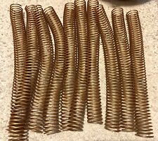 Gold 25mm 4:1 Pitch Spiral Binding Coils - Bundle Of 10 picture