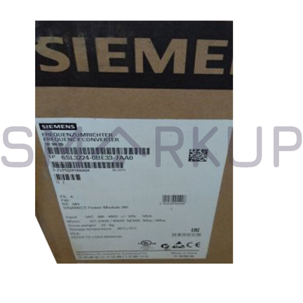 New In Box SIEMENS 6SL3224-0BE33-7AA0 Frequency Converter