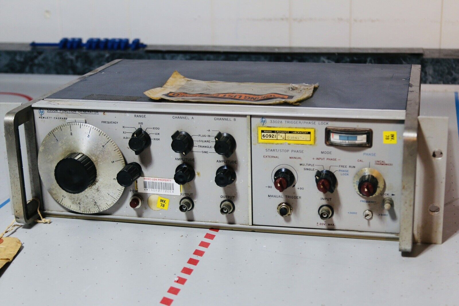 Vintage HP 3300A Function Generator w/ 3302A Trigger/Phase Lock
