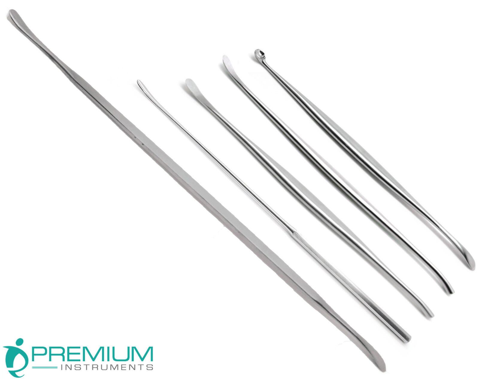 5 Pcs Set Penfield Dissectors No. 1, 2, 3, 4, 5 Neuro Surgical Spine Instruments