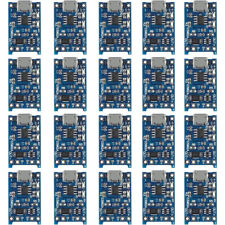 20PCS 5V 1A Micro USB Input 18650 Lithium Battery TP4056 DW01A Charger Module US picture
