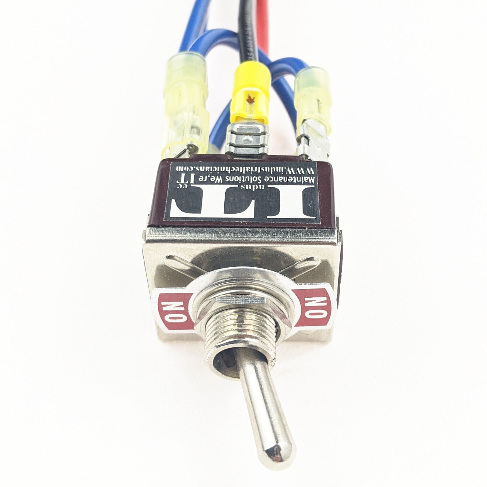 IndusTec DC Motor Polarity - Reversing Toggle Switch TPDT 2 Pos 12v  Maintained
