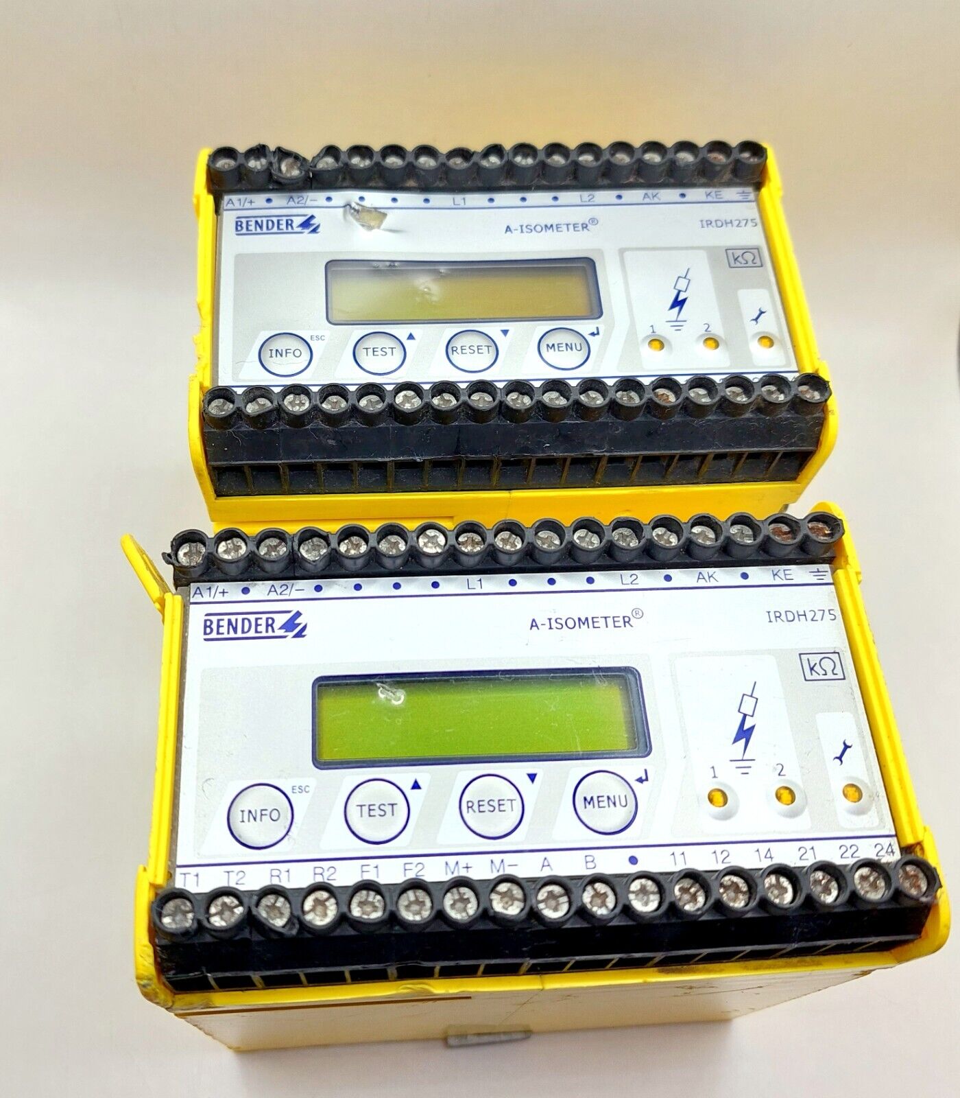 Lot of 2 BENDER IRDH275-435 Insulation Monitoring Device