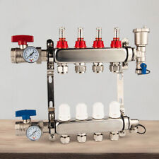 4 Channels Stainless Steel Hot Water Distributor Floor Heating Manifold Set picture