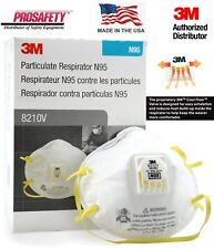 3M 8210V N95 Particulate Respirator Exhalation Valve 10 BX Respirator Protection picture