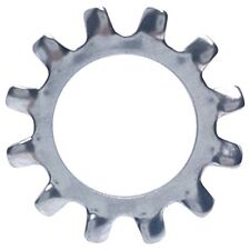 #8 External Tooth Star Lock Washers 410 Stainless Steel Quantity 100 picture