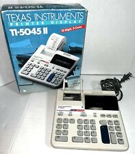 VTG Texas Instruments Printer Display TI-5045 II Desktop Desk Calculator Tested picture