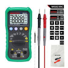 MASTECH MS8239C Digital Multimeter DMM Auto Range AC DC V A C F T meter tester picture