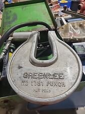 GREENLEE NO.1731 KNOCKOUT PUNCH DRIVER W/GREENLEE 767 HYDRAULIC  Pump,case..READ picture