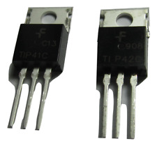 10pcs 5 x TIP41C and 5 x TIP42C Bipolar Transistor TO-220 100V 6A 65W picture
