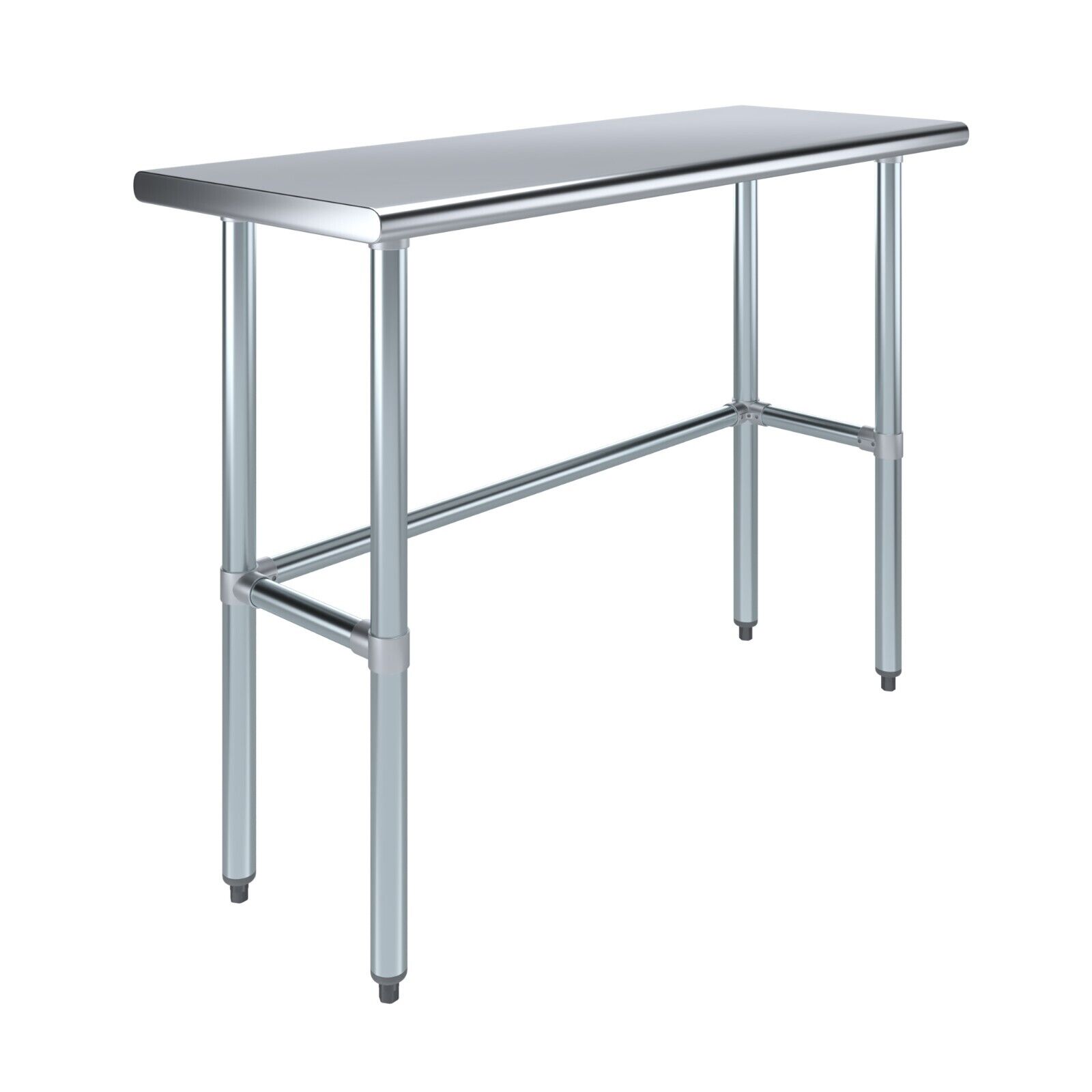 18 in. x 48 in. Open Base Stainless Steel Work Table | Residential & Commercial