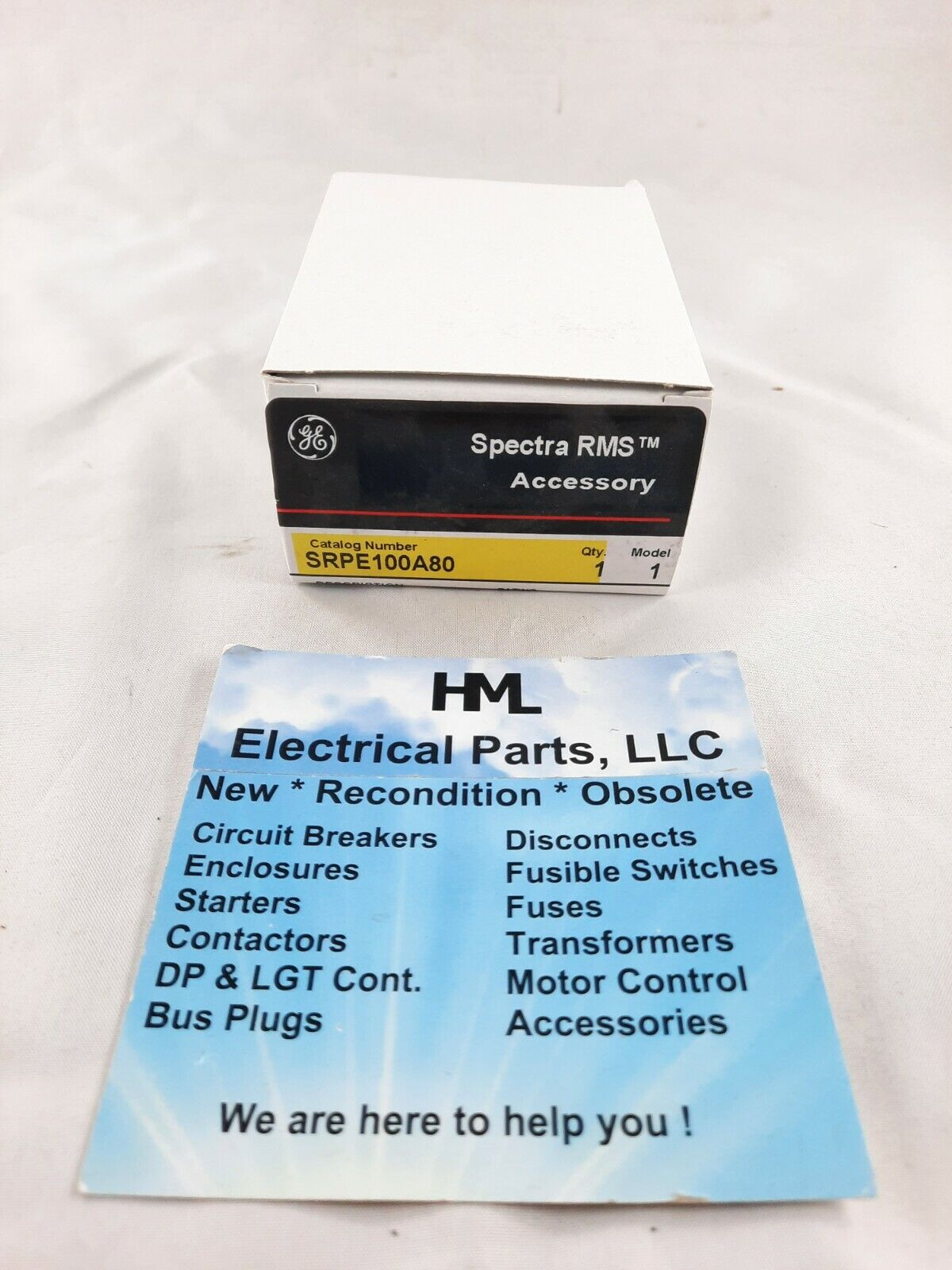 GENERAL ELECTRIC, GE, SRPE100A80 80A RATING PLUG, *NEW IN BOX
