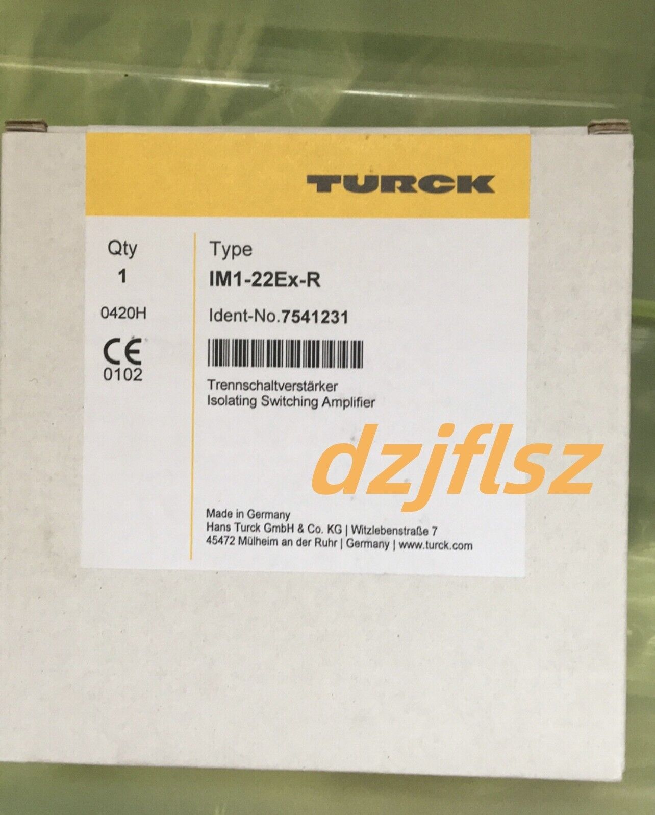 1PC New TURCK IM1-22Ex-R IM122EXR Isolating Switching Amplifier Free transport