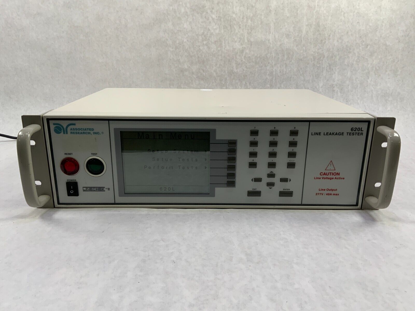 Associated Research Model 620L 3U Fully Automated Line Leakage Tester