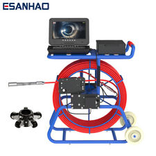 9mm THICK 100m Sewer Pipe Inspection Camera with 512hz Transmitter Self level  picture