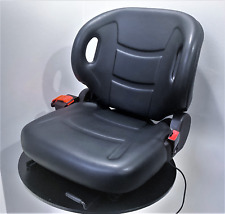 New Premium Toyota Forklift Seat w Hi-Viz Seatbelt, Buckle, Switches -  picture