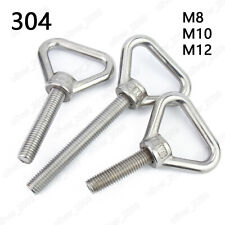 304 Stainless Steel Triangle Eye Bolts Screws M8 M10 M12 picture