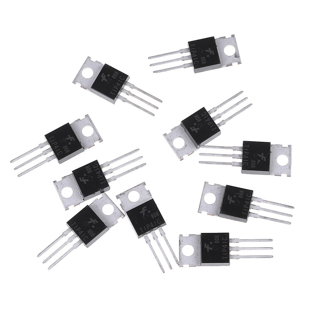 10Pcs TIP41C TIP41 NPN transistor TO-220 new and high quality NEW.sh.lo