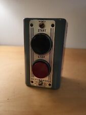 Vintage 1940’s Westinghouse 600V Push Button Start Stop Switch SD-2 picture